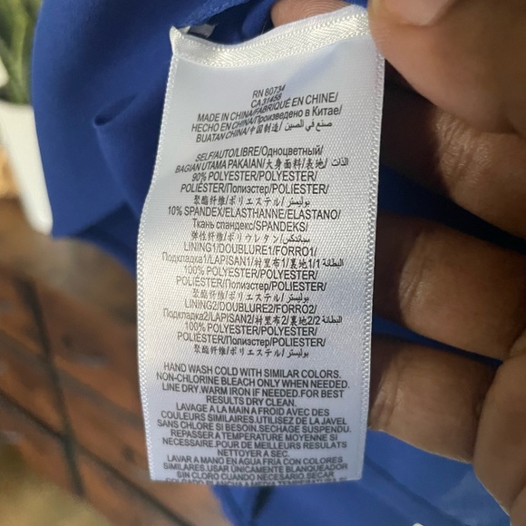 Royal blue dress - hits above the knee - Picture 5 of 5